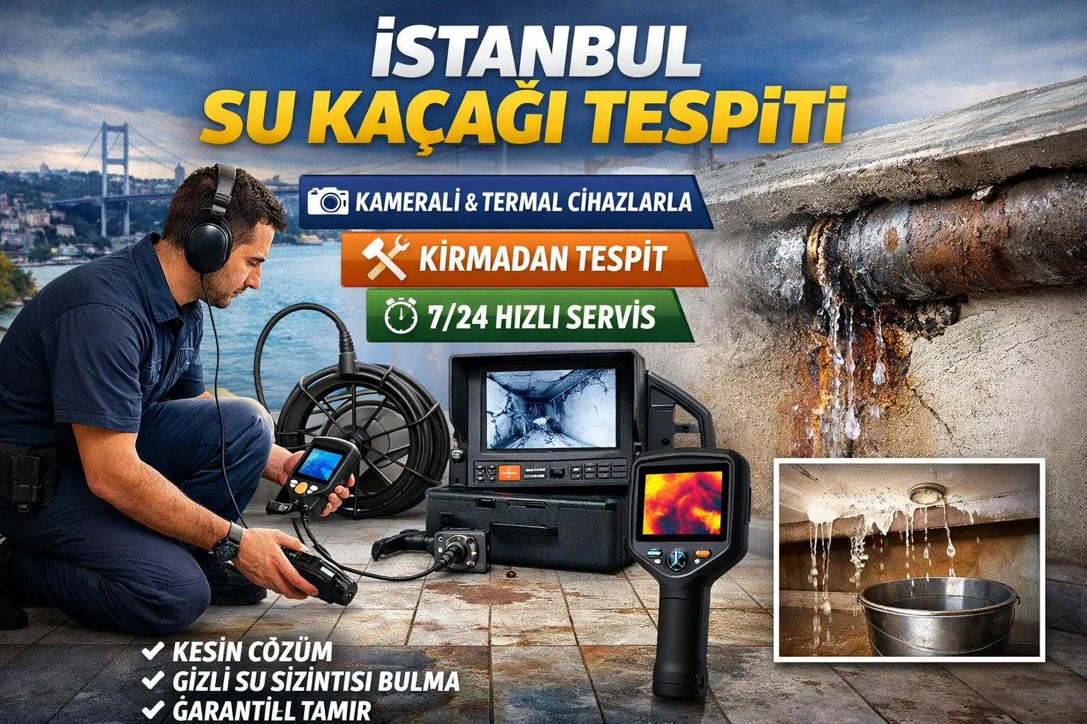 İstanbul Su Kaçağı Tespiti