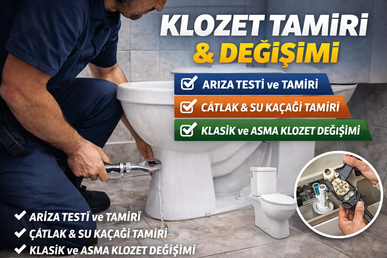 Klozet Tamiri ve Değişimi